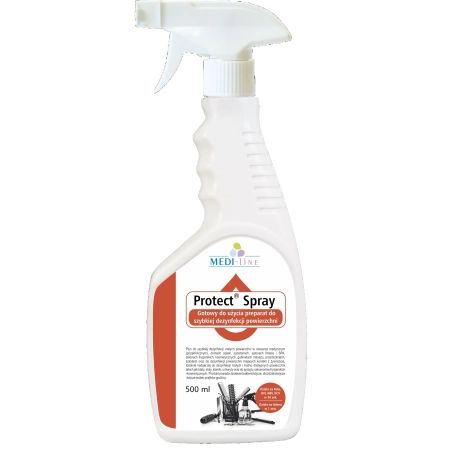 Środek do szybkiej dezynfekcji sprzętu PROTECT SPRAY 500 ml